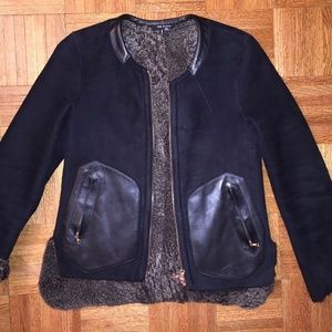 SOLD =)  Rag and Bone shearling leather reversible Jacket